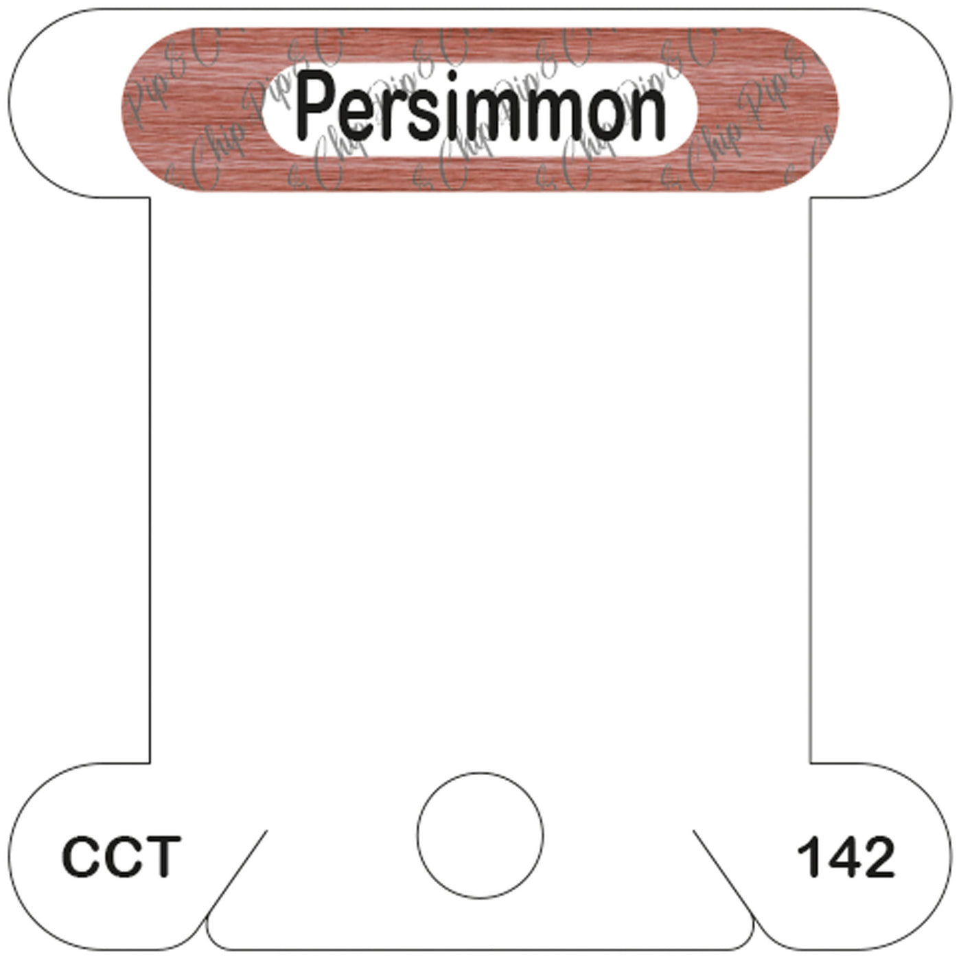 Classic Colorworks Persimmon acrylic bobbin