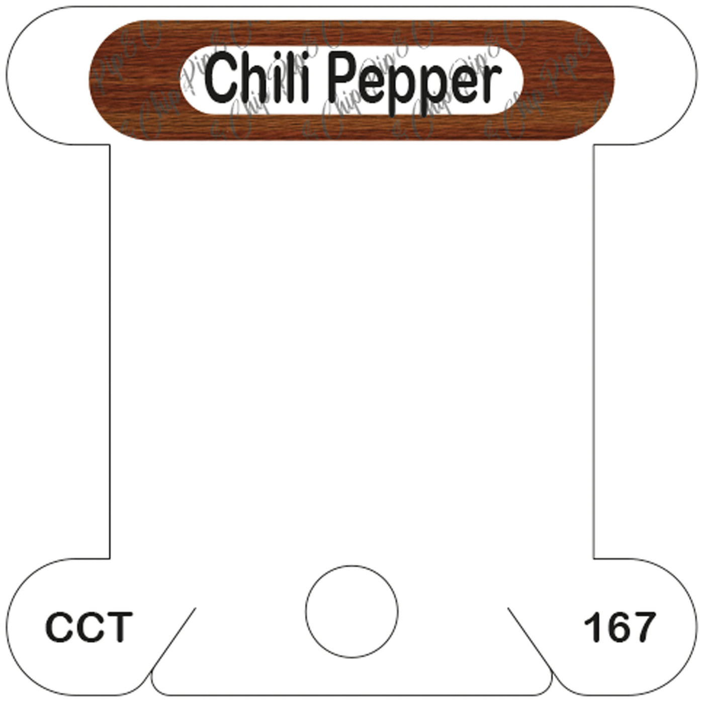 Classic Colorworks Chili Pepper acrylic bobbin