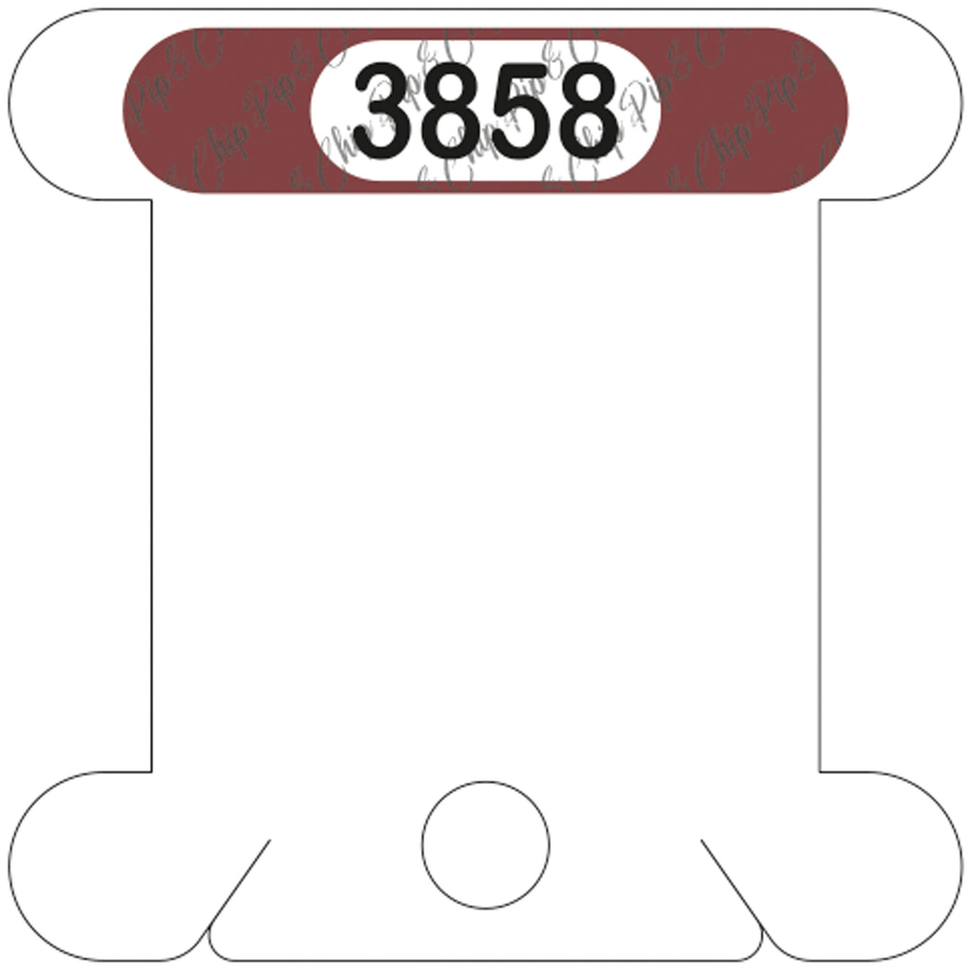 DMC 3858 acrylic bobbin