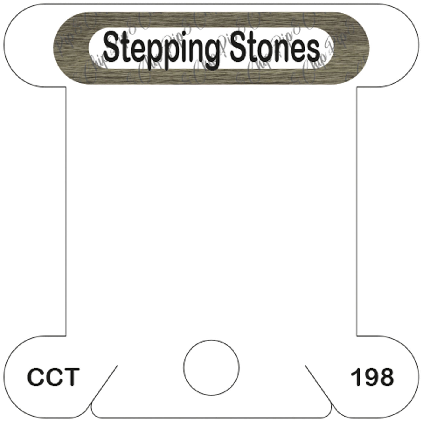 Classic Colorworks Stepping Stones acrylic bobbin