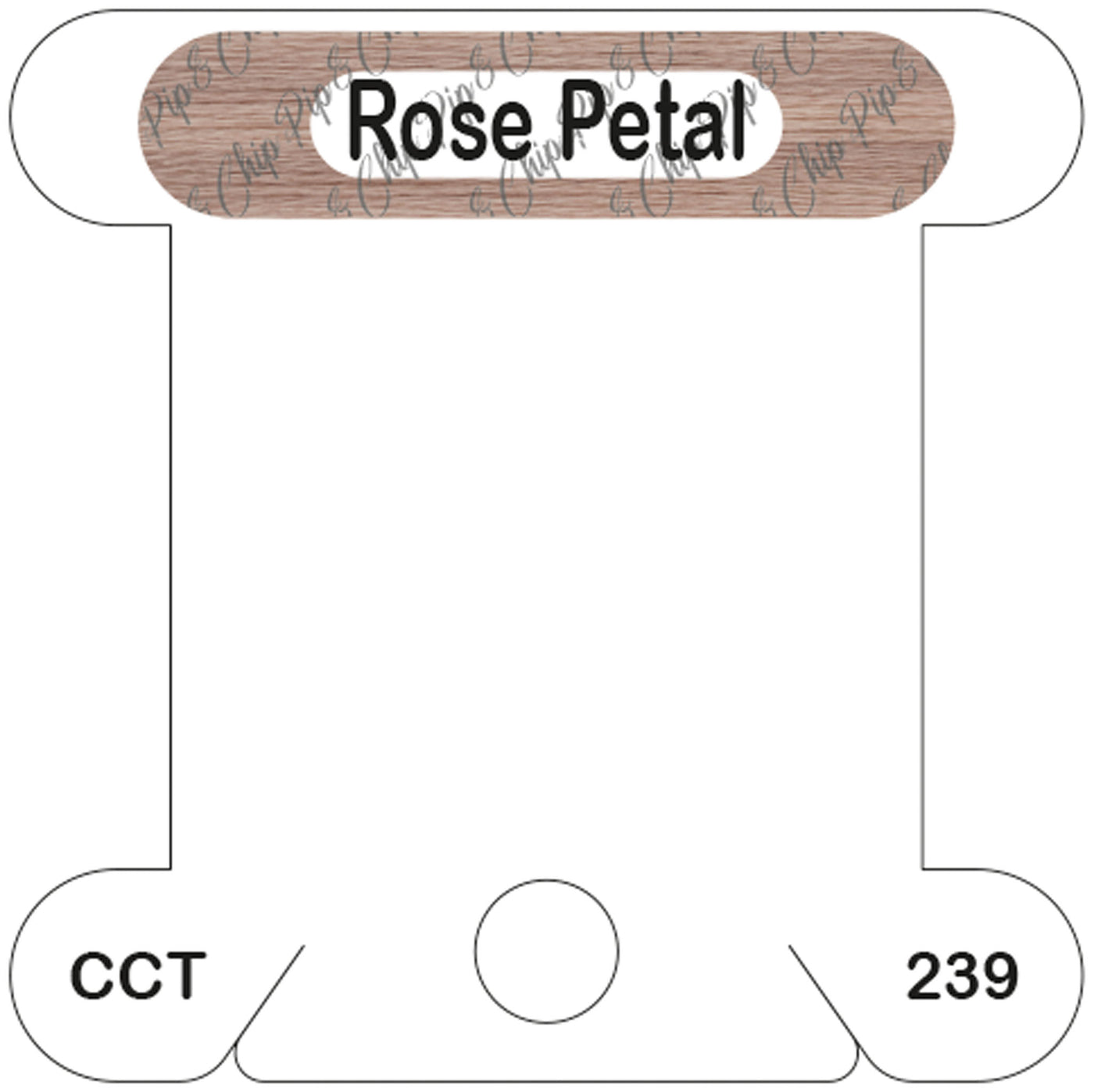 Classic Colorworks Rose Petal acrylic bobbin