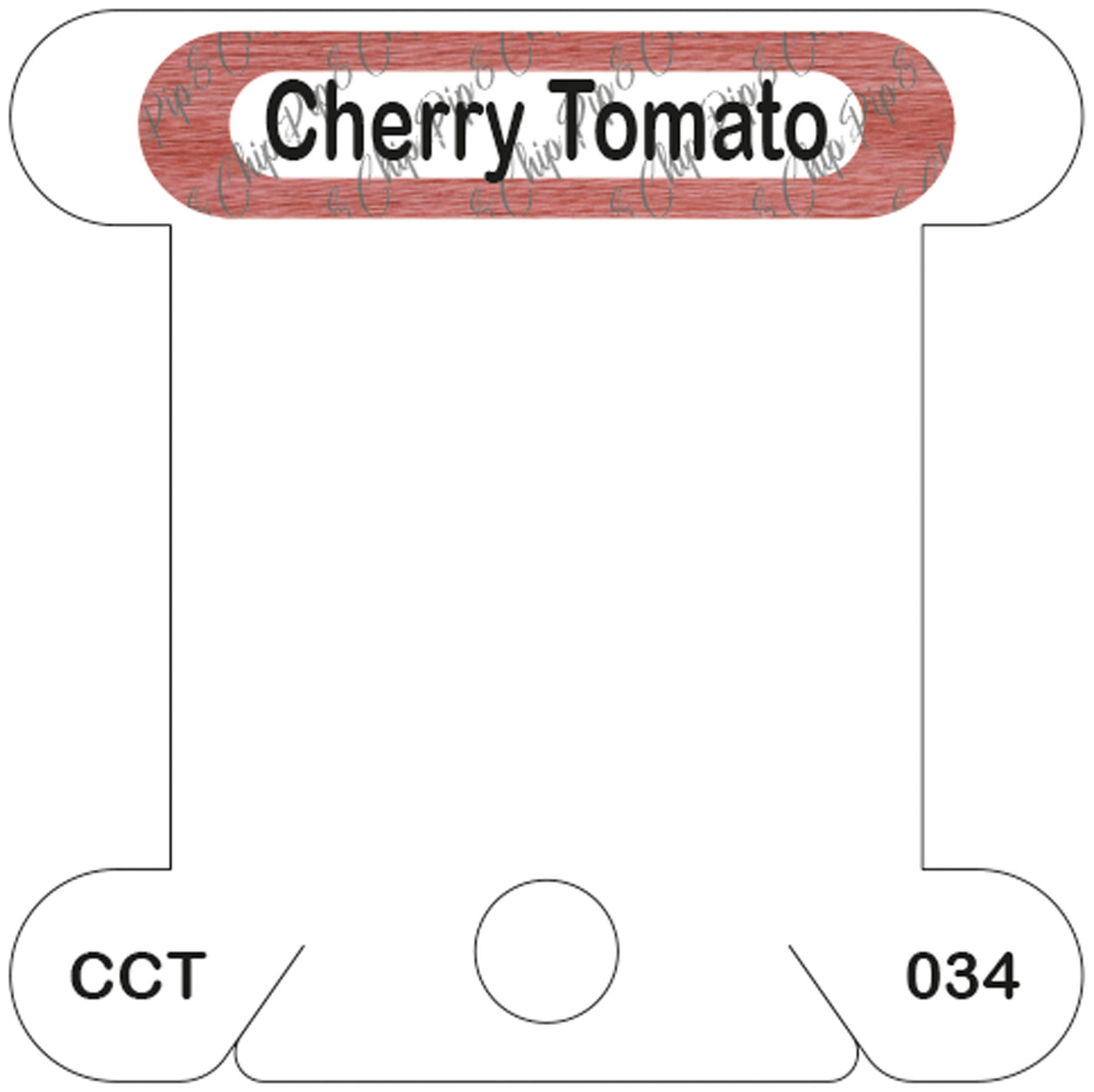 Classic Colorworks Cherry Tomato acrylic bobbin