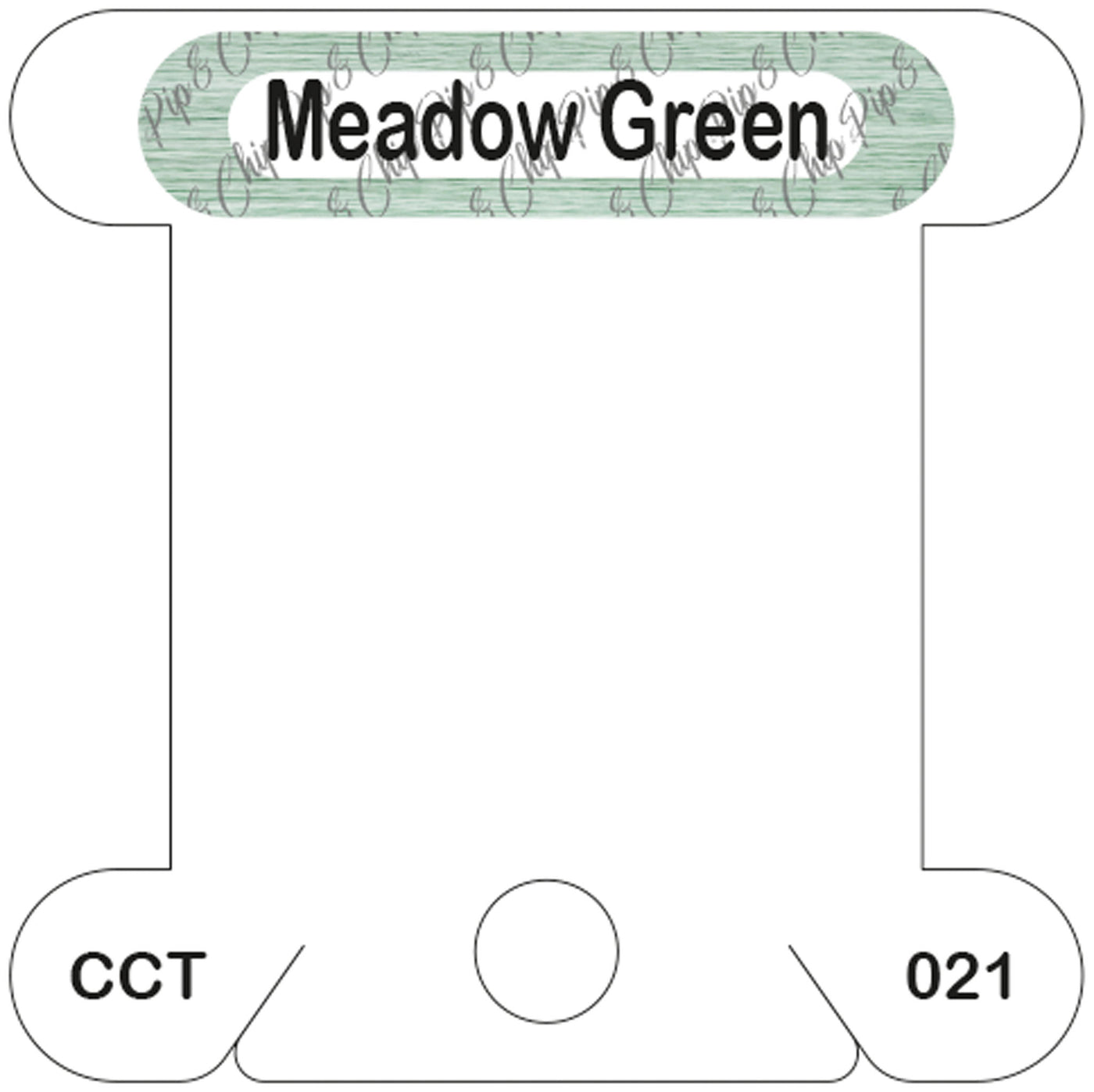 Classic Colorworks Meadow Green acrylic bobbin