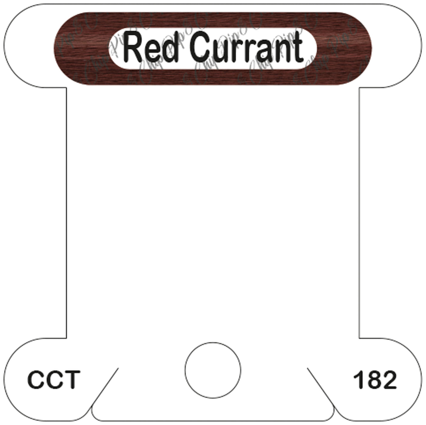 Classic Colorworks Red Currant acrylic bobbin