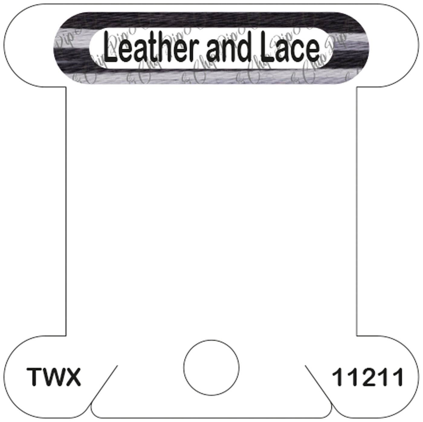 ThreadworX Leather and Lace acrylic bobbin