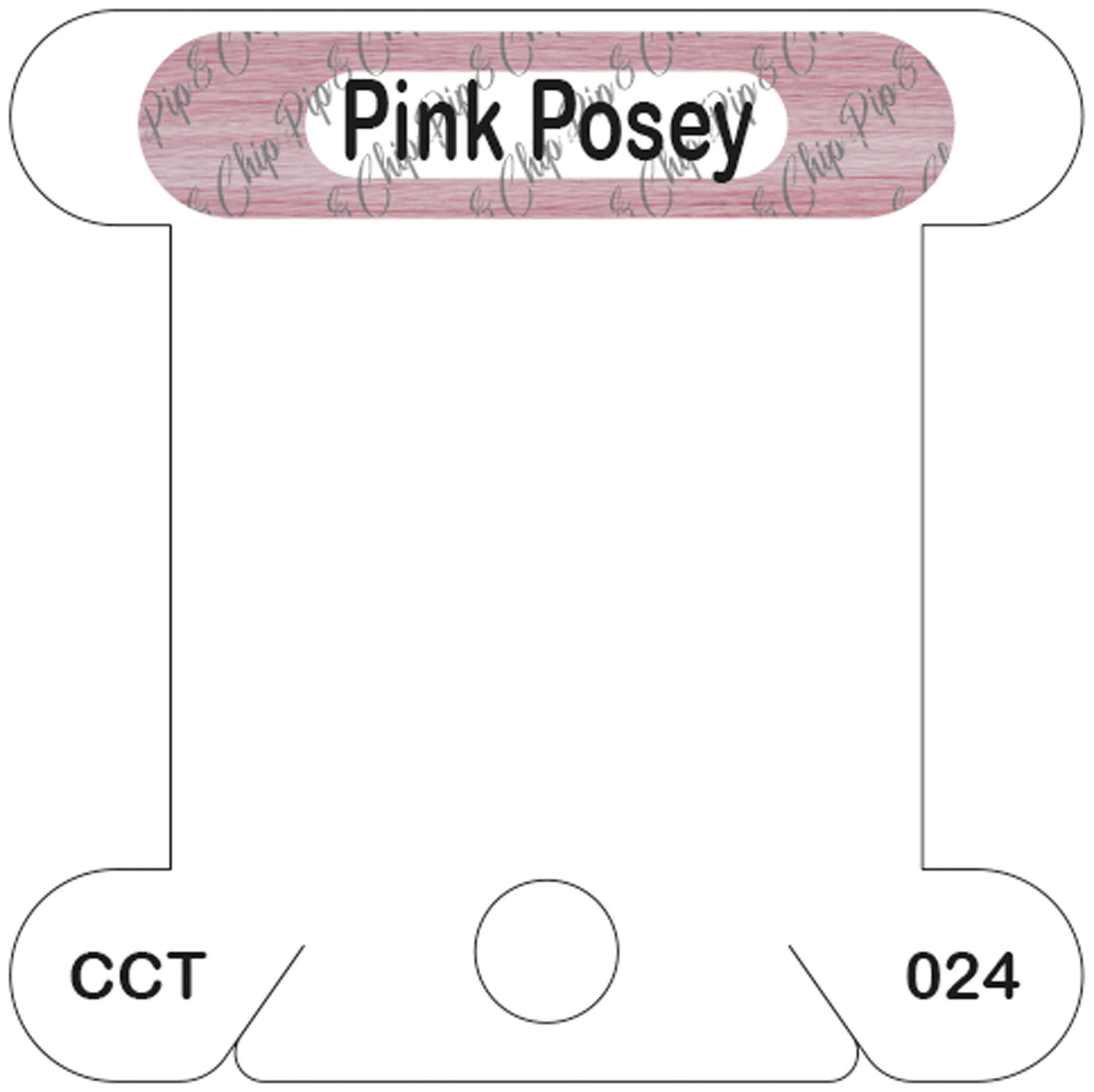 Classic Colorworks Pink Posey acrylic bobbin