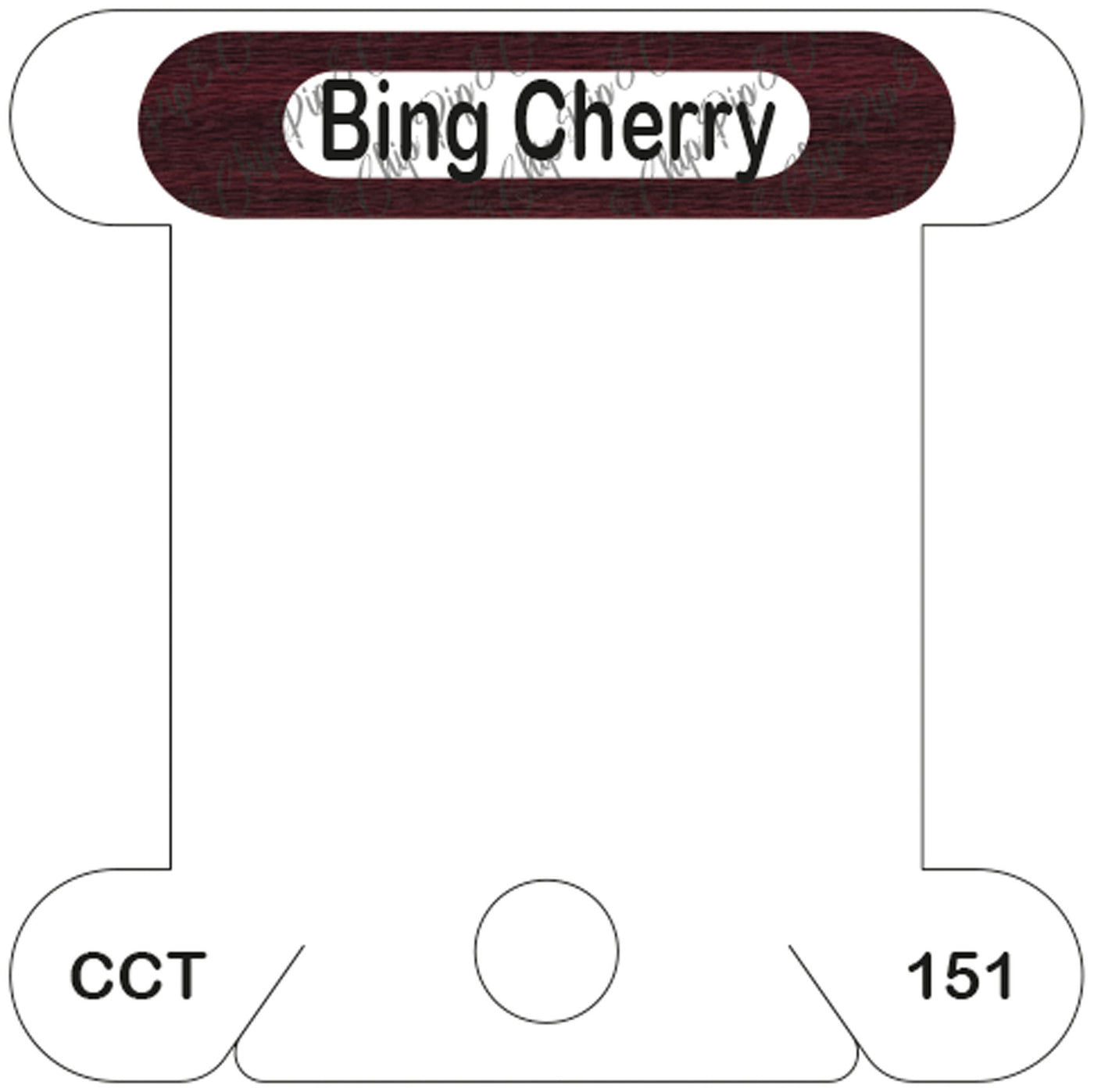 Classic Colorworks Bing Cherry acrylic bobbin