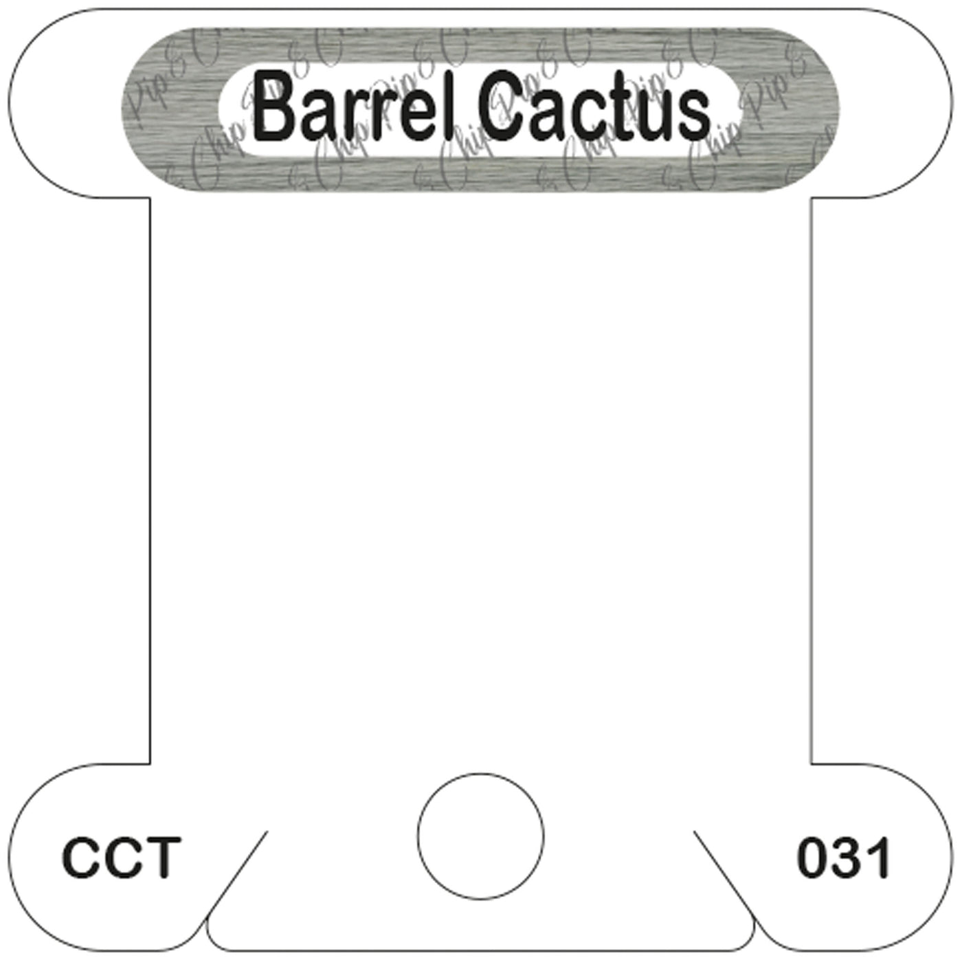 Classic Colorworks Barrel Cactus acrylic bobbin