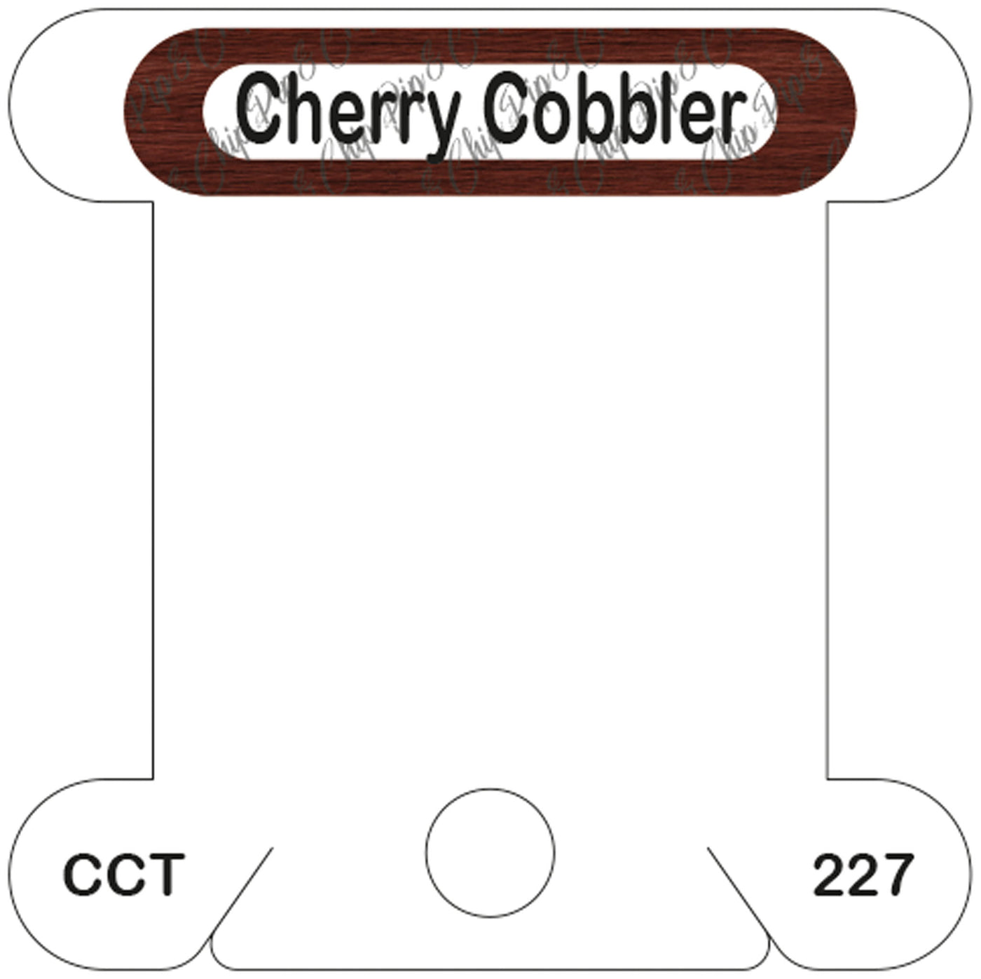 Classic Colorworks Cherry Cobbler acrylic bobbin