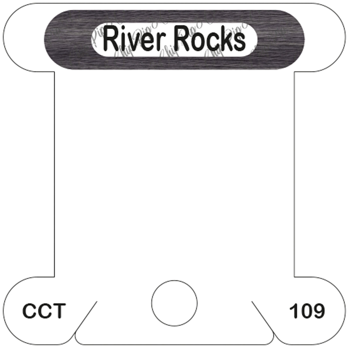Classic Colorworks River Rocks acrylic bobbin