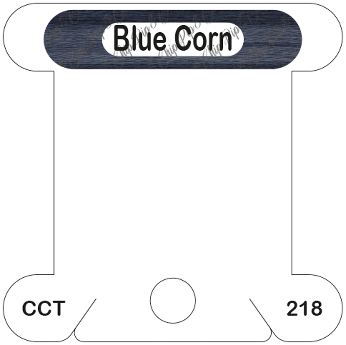 Classic Colorworks Blue Corn acrylic bobbin