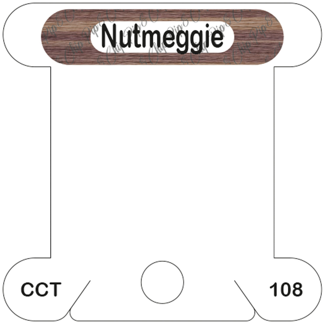 Classic Colorworks Nutmeggie acrylic bobbin