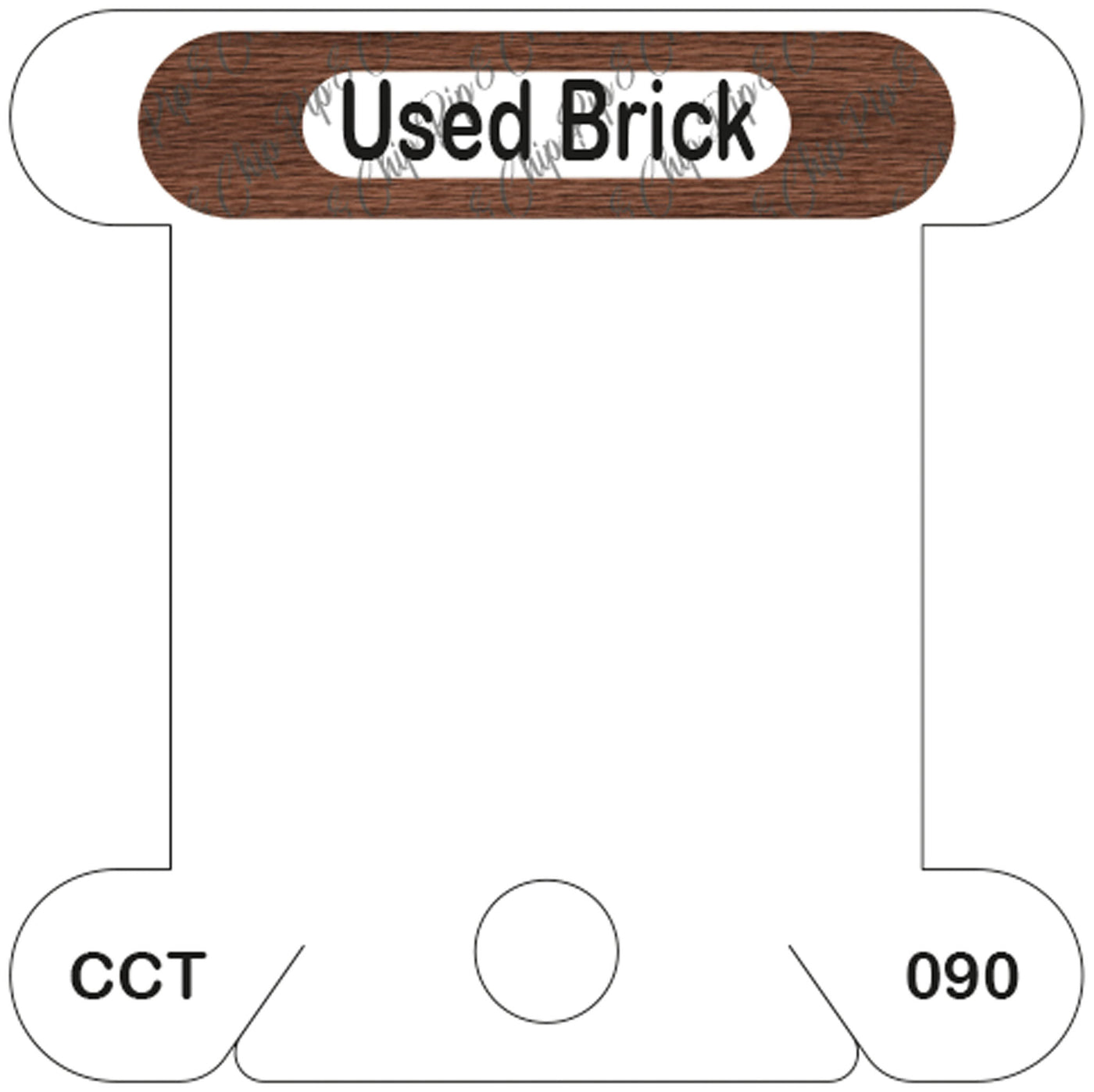 Classic Colorworks Used Brick acrylic bobbin