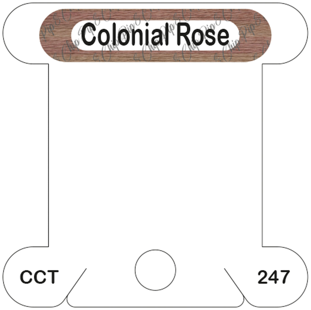 Classic Colorworks Colonial Rose acrylic bobbin