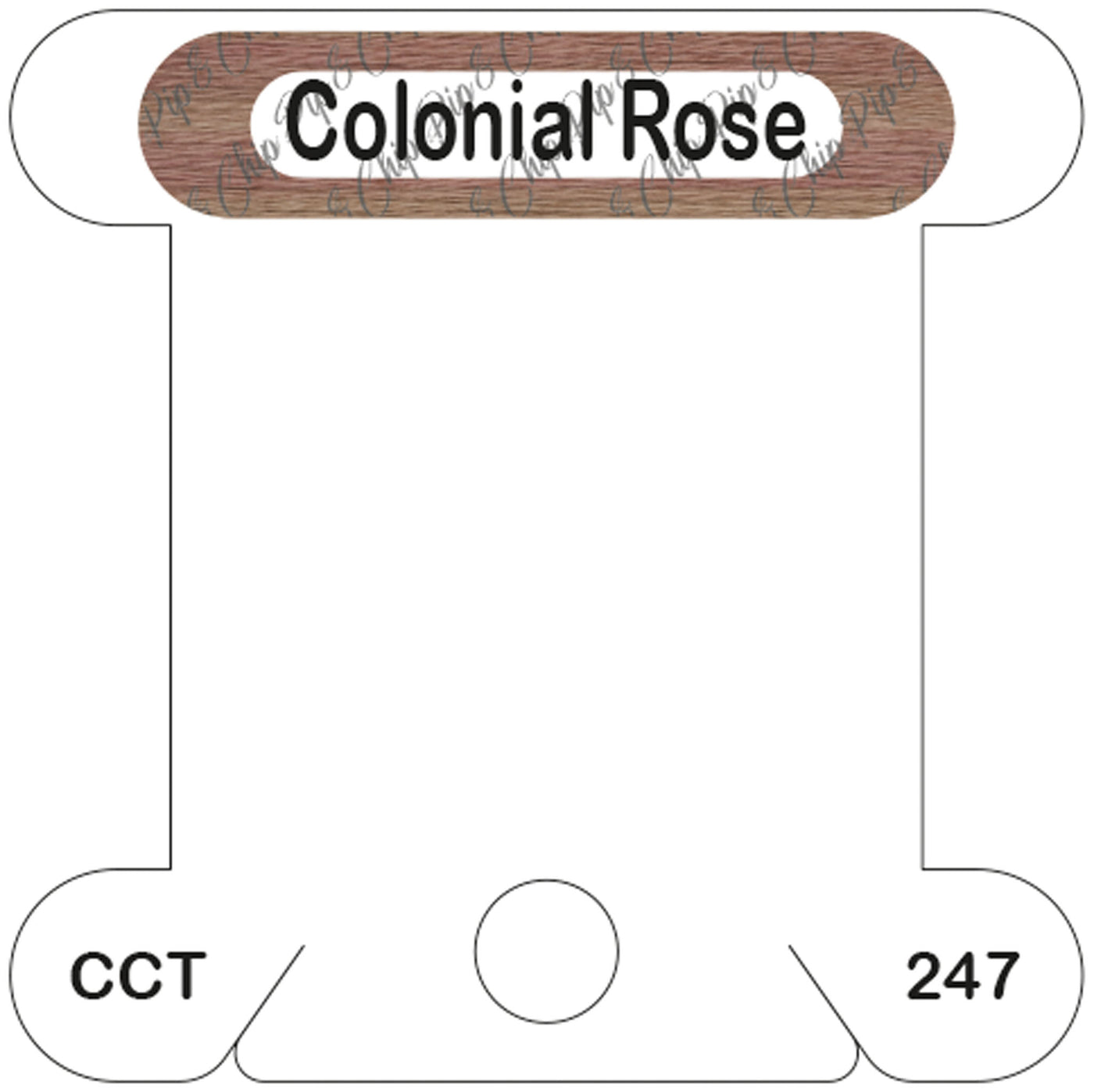 Classic Colorworks Colonial Rose acrylic bobbin