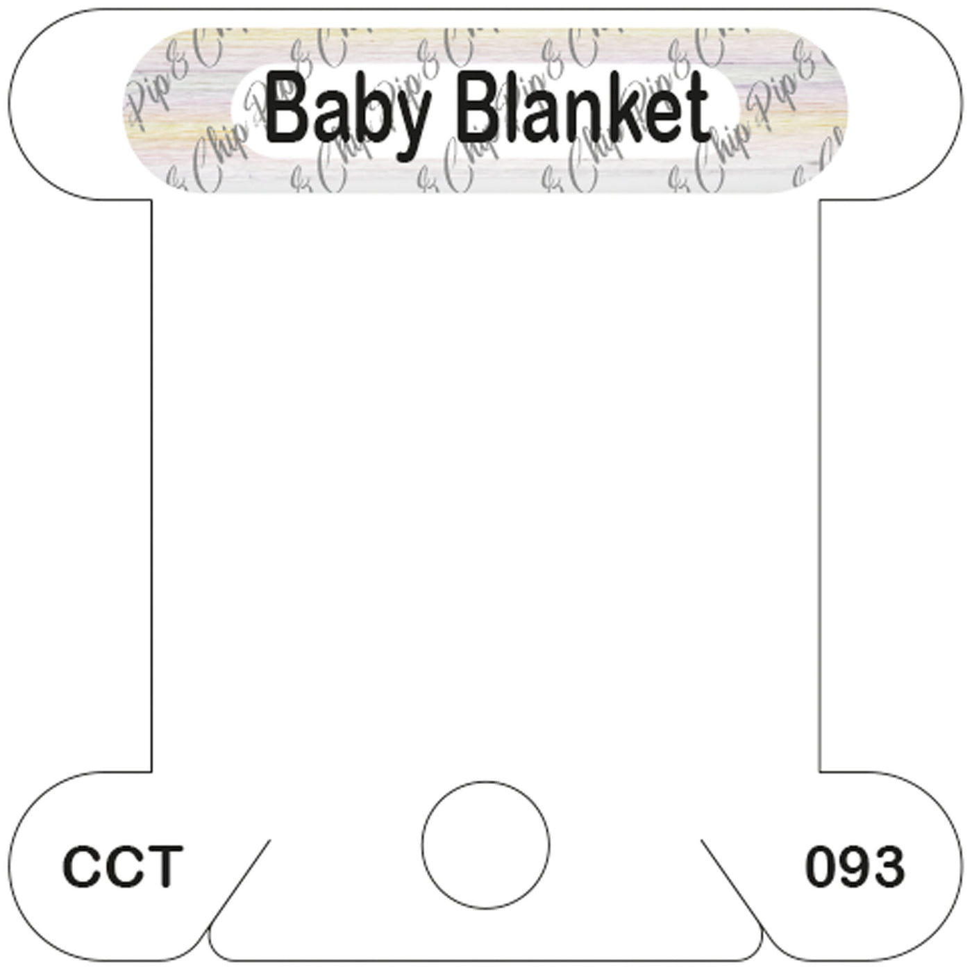 Classic Colorworks Baby Blanket acrylic bobbin