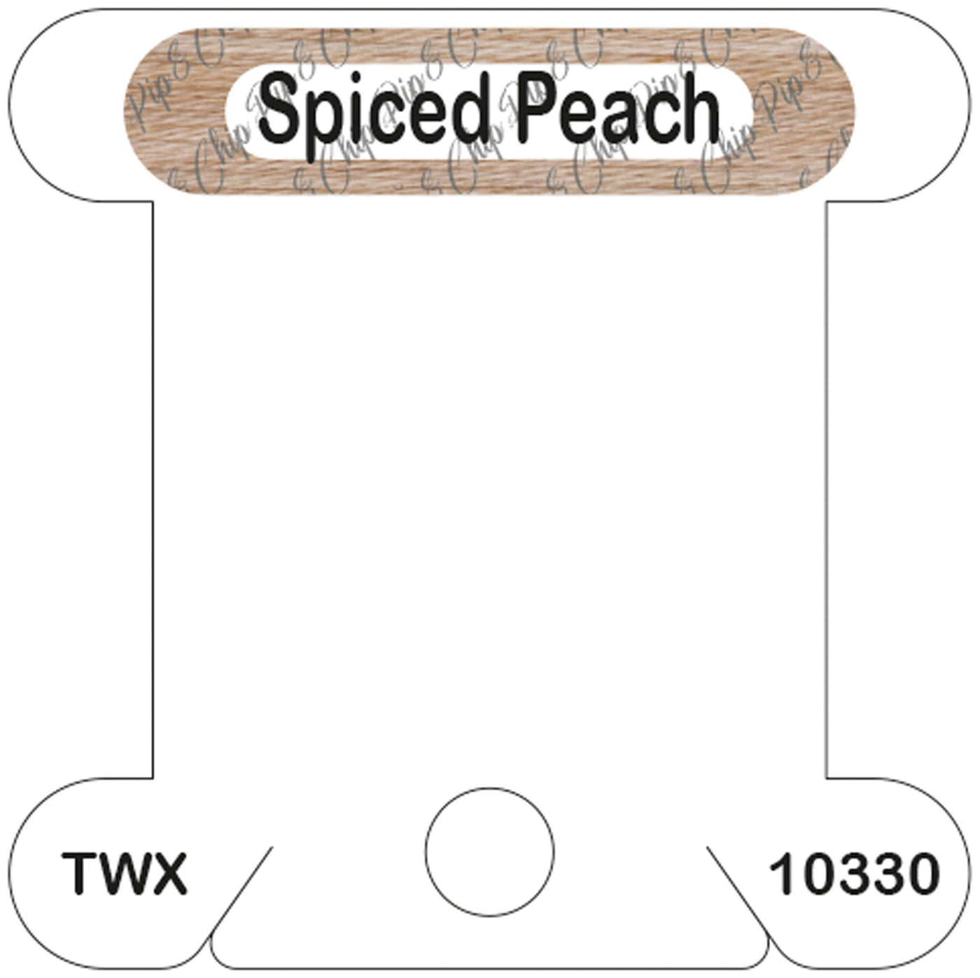 ThreadworX Spiced Peach acrylic bobbin