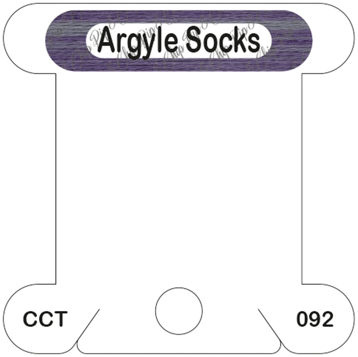 Classic Colorworks Argyle Socks acrylic bobbin