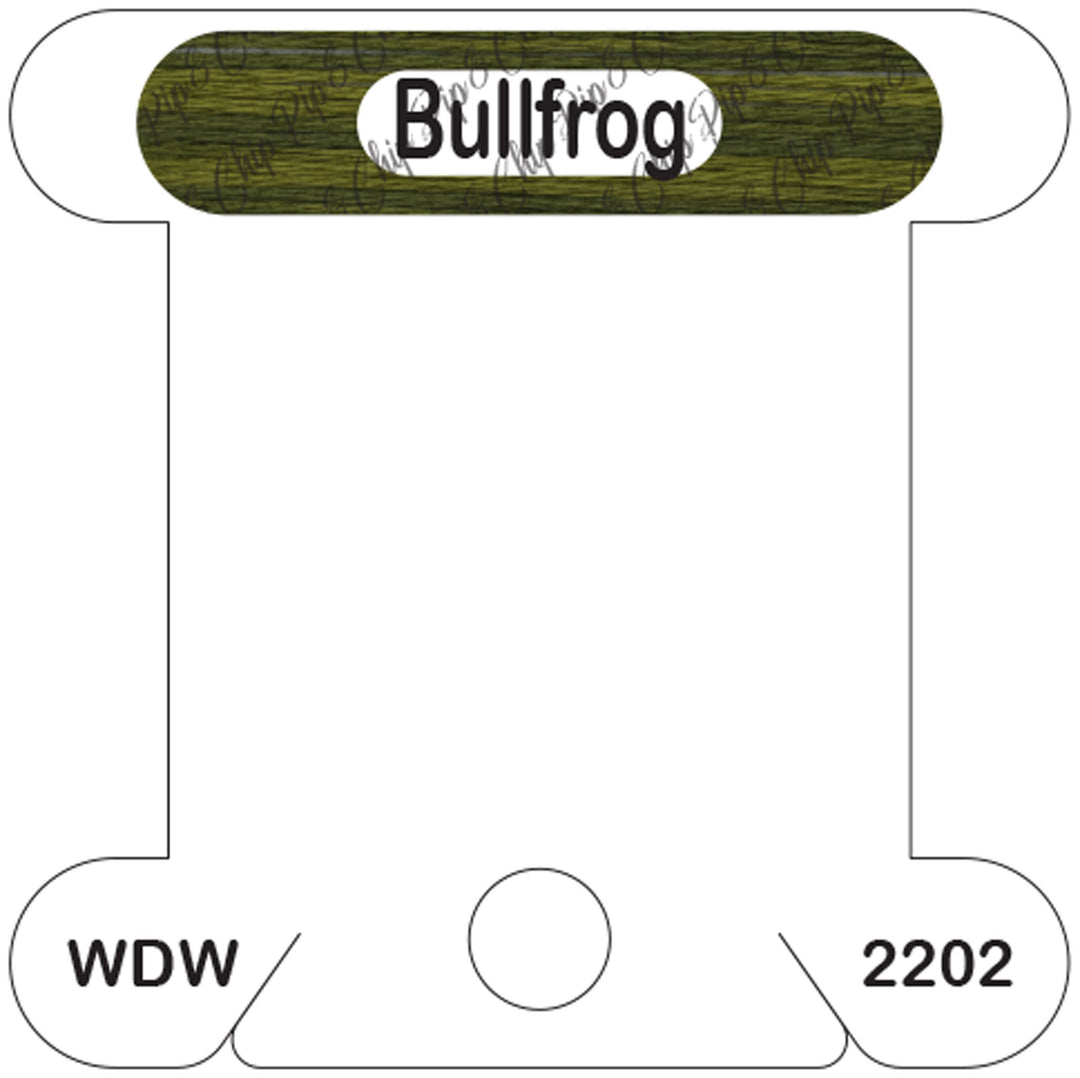 WDW Bullfrog acrylic bobbin