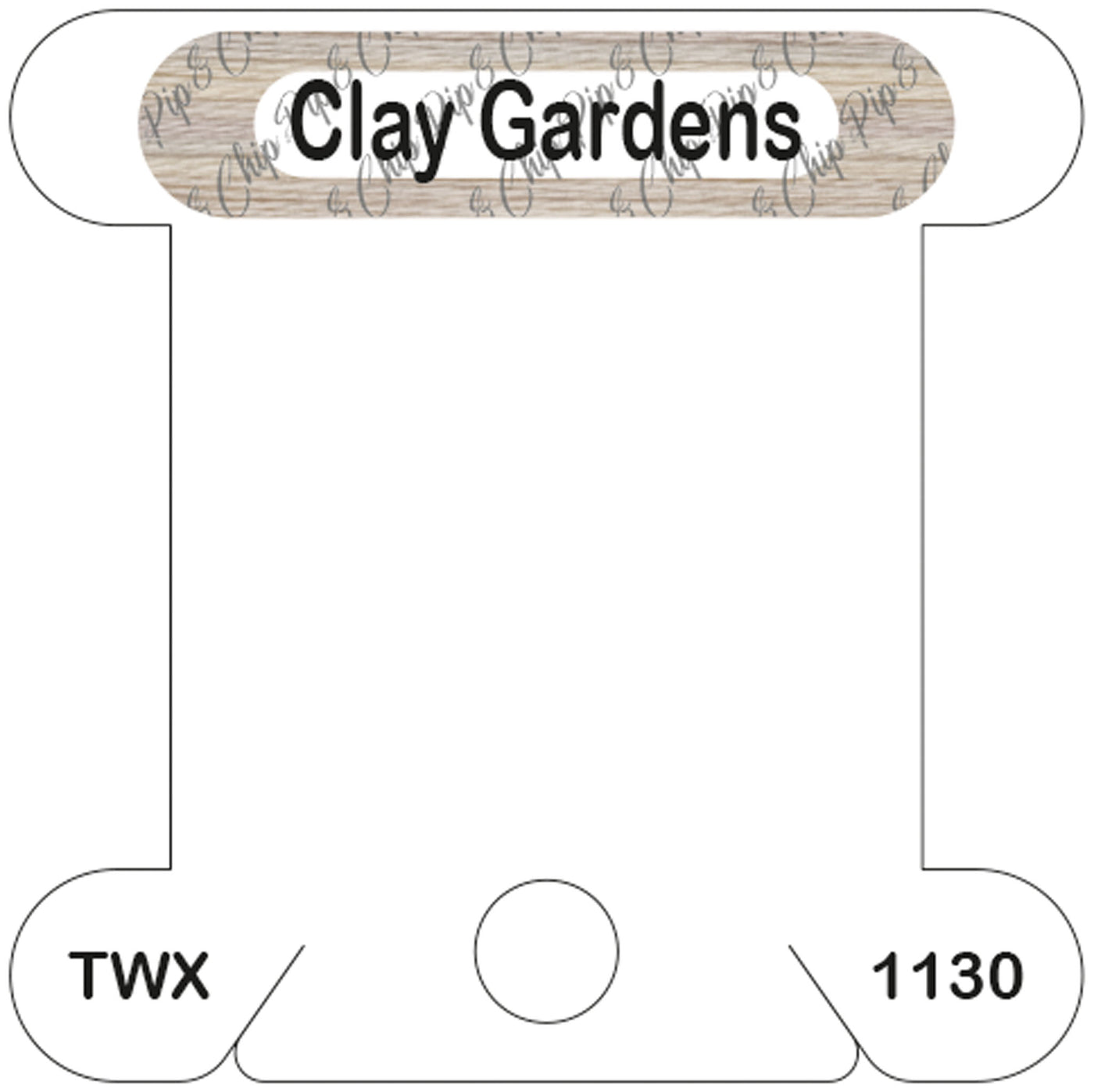 ThreadworX Clay Gardens acrylic bobbin