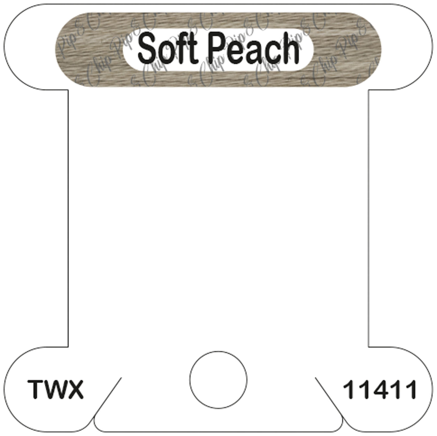 ThreadworX Soft Peach acrylic bobbin