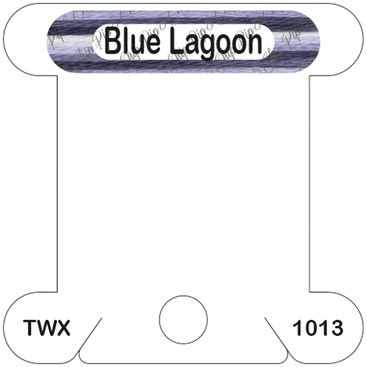 ThreadworX Blue Lagoon acrylic bobbin