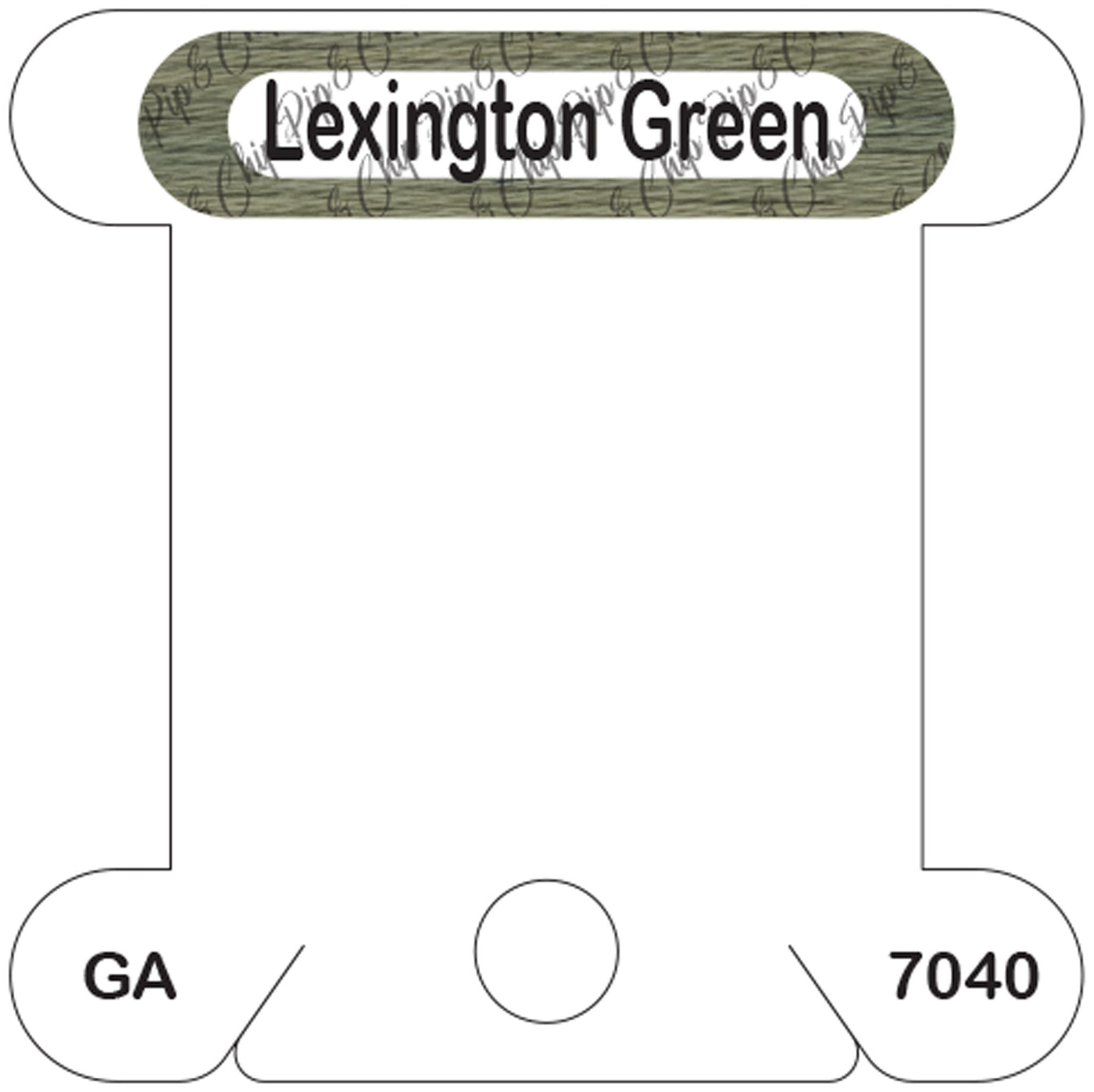 Gentle Arts Lexington Green acrylic bobbin