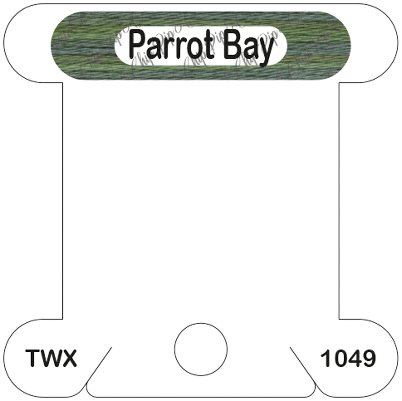 ThreadworX Parrot Bay acrylic bobbin