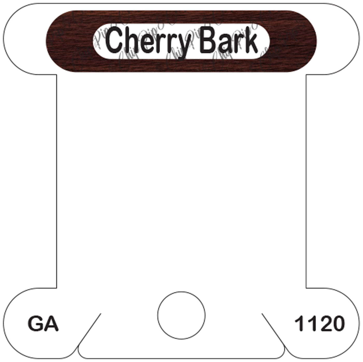 Gentle Arts Cherry Bark acrylic bobbin