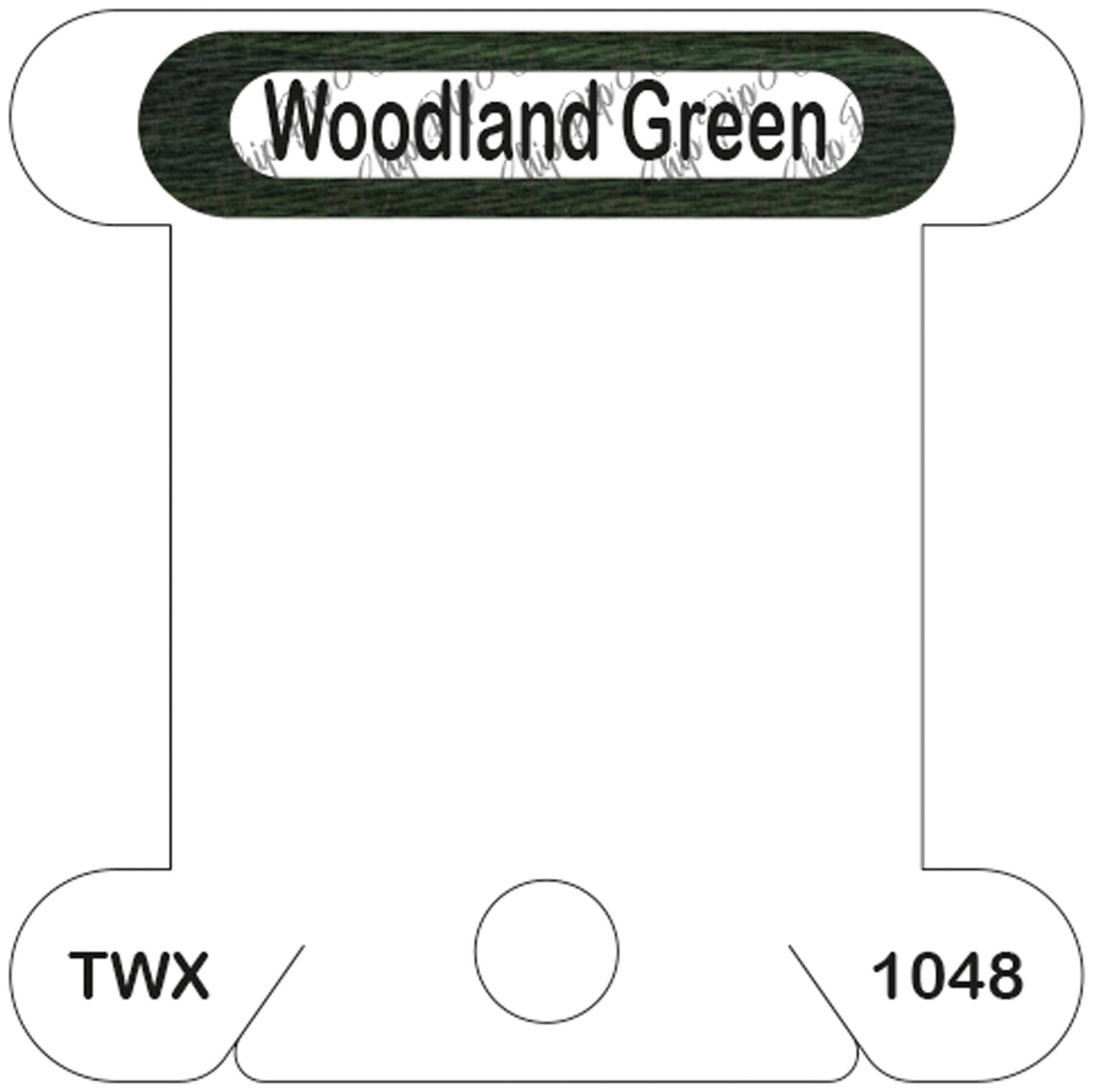 ThreadworX Woodland Green acrylic bobbin