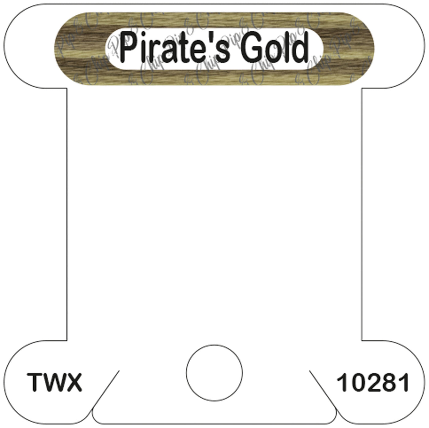 ThreadworX Pirate's Gold acrylic bobbin