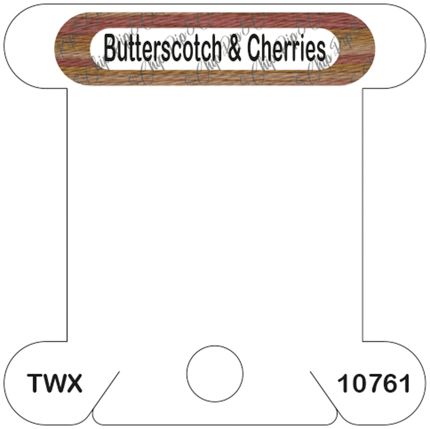 ThreadworX Butterscotch & Cherries acrylic bobbin