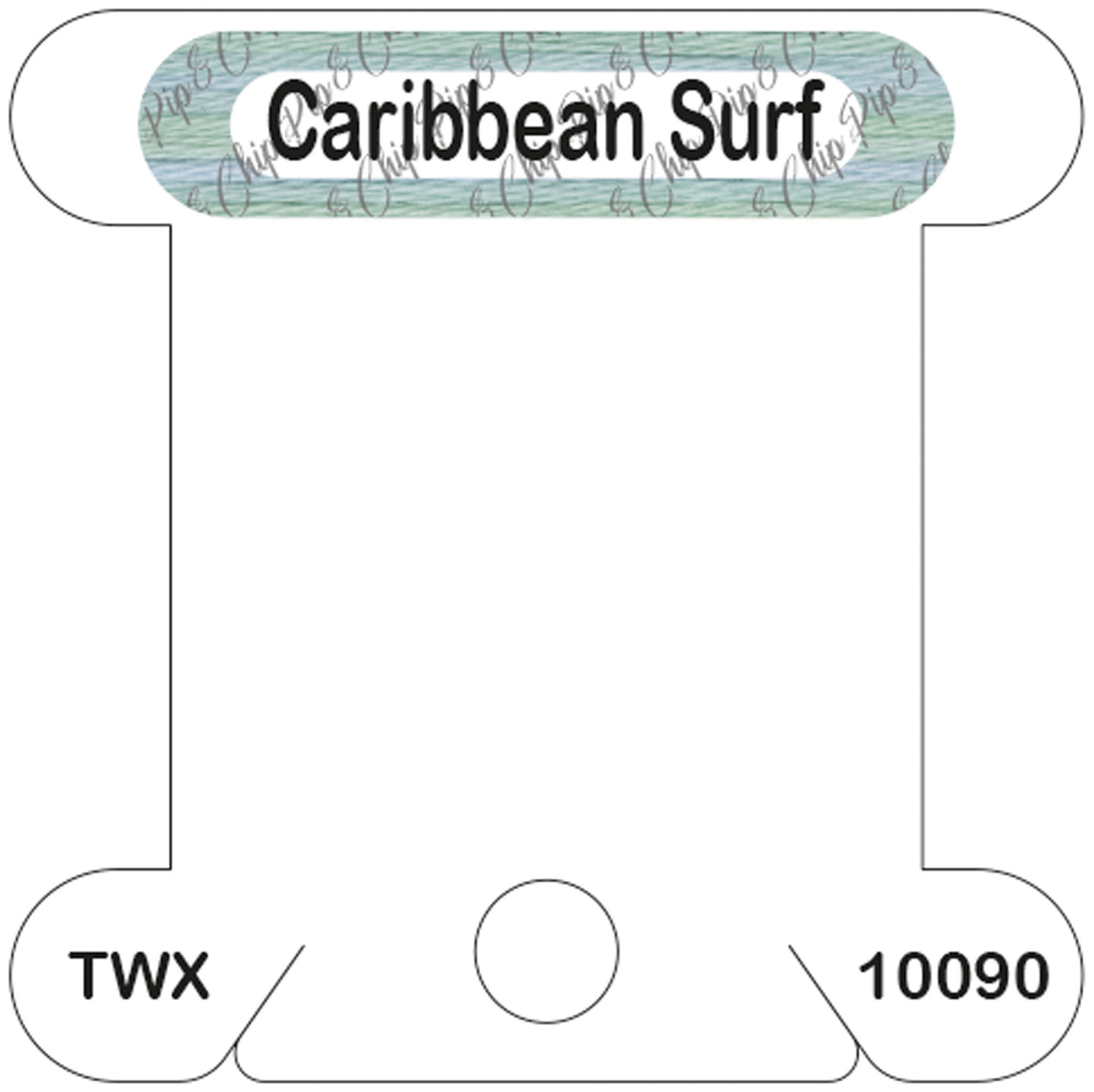 ThreadworX Caribbean Surf acrylic bobbin