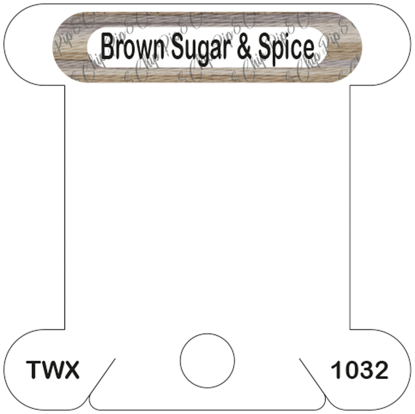 ThreadworX Brown Sugar & Spice acrylic bobbin