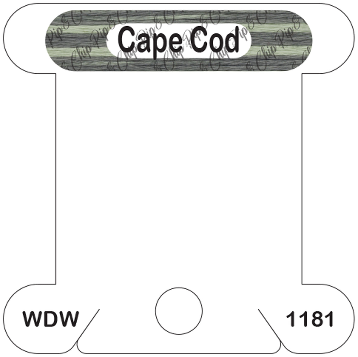 WDW Cape Cod acrylic bobbin