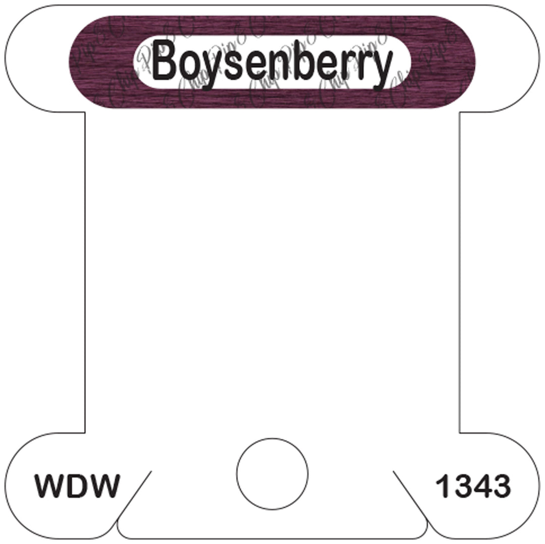 WDW Boysenberry acrylic bobbin