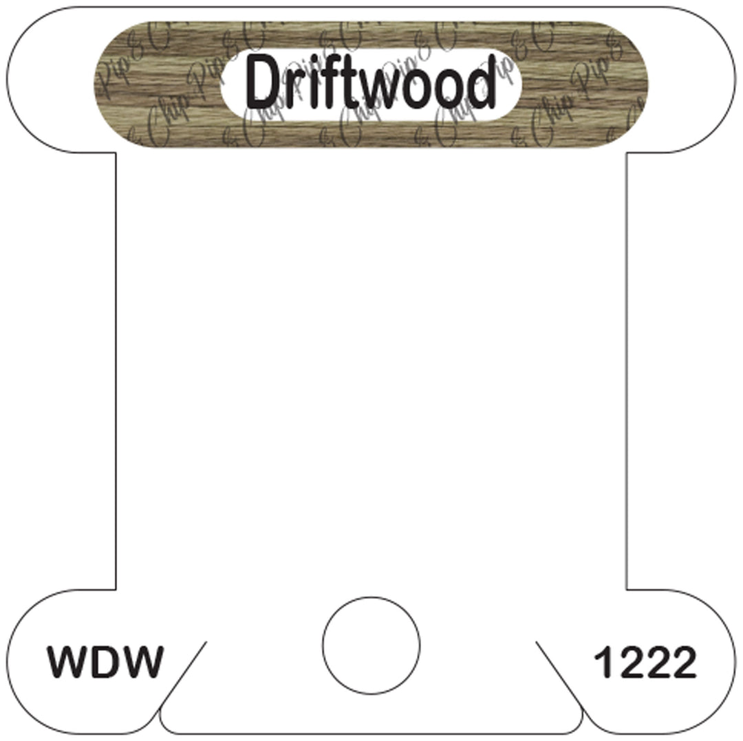 WDW Driftwood acrylic bobbin