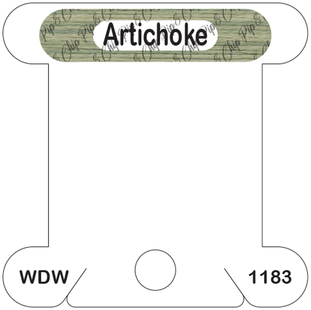 WDW Artichoke acrylic bobbin