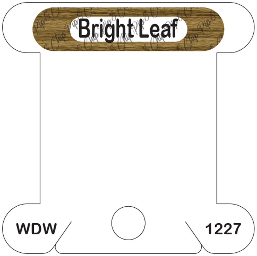 WDW Bright Leaf acrylic bobbin