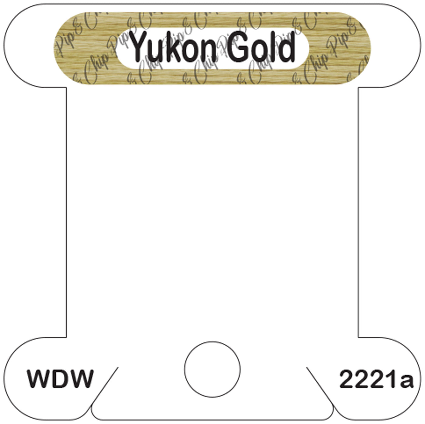 WDW Yukon Gold acrylic bobbin