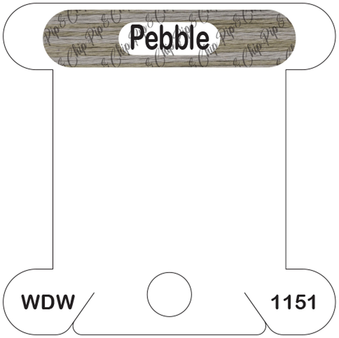 WDW Pebble acrylic bobbin