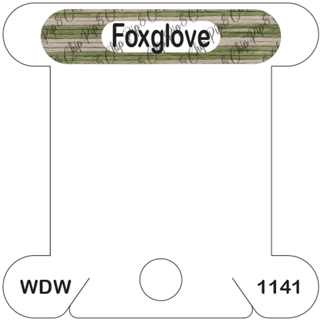 WDW Foxglove acrylic bobbin