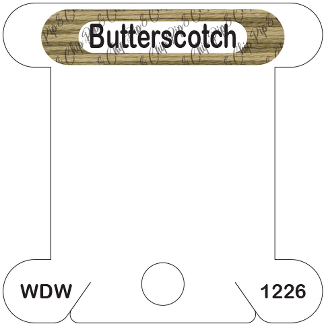 WDW Butterscotch acrylic bobbin