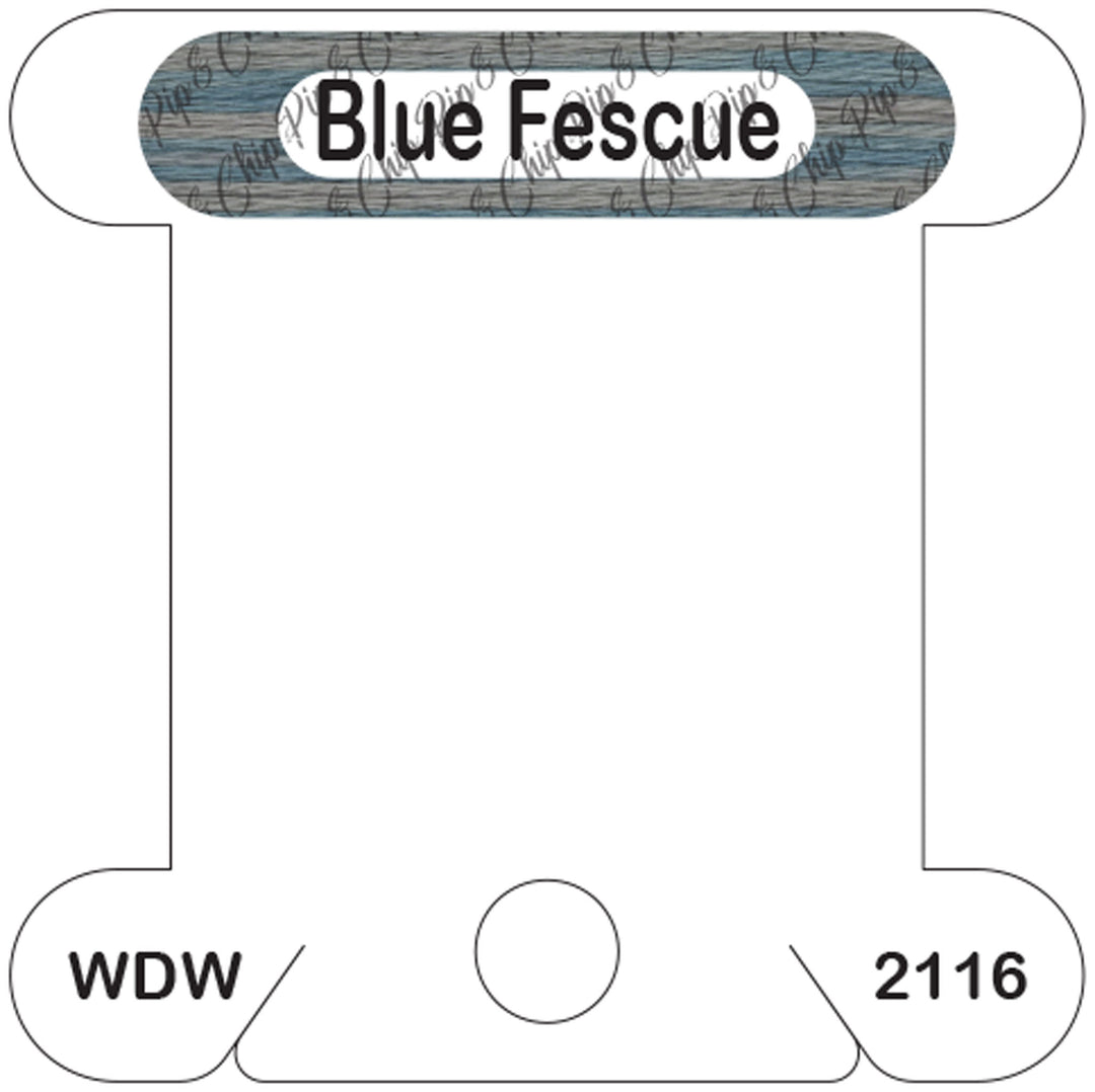 WDW Blue Fescue acrylic bobbin