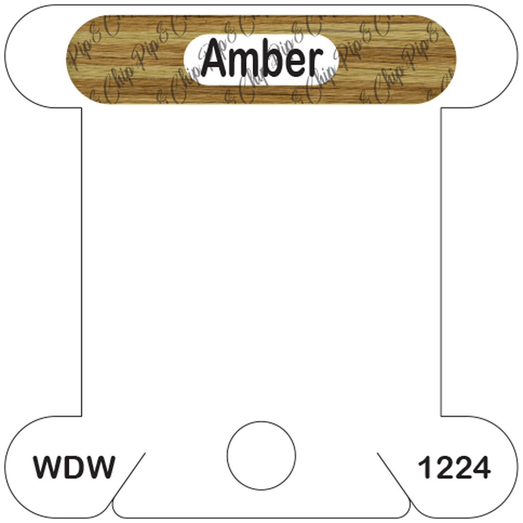 WDW Amber acrylic bobbin