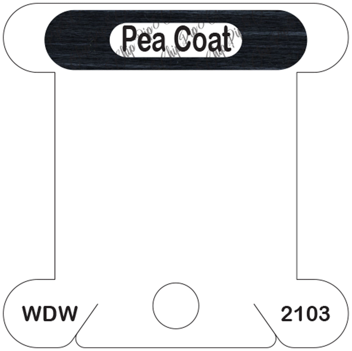 WDW Pea Coat acrylic bobbin