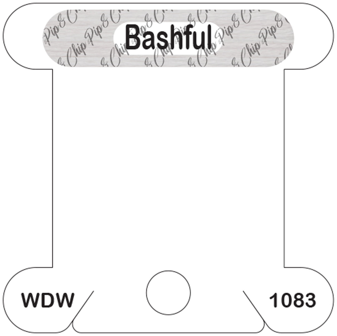 WDW Bashful acrylic bobbin