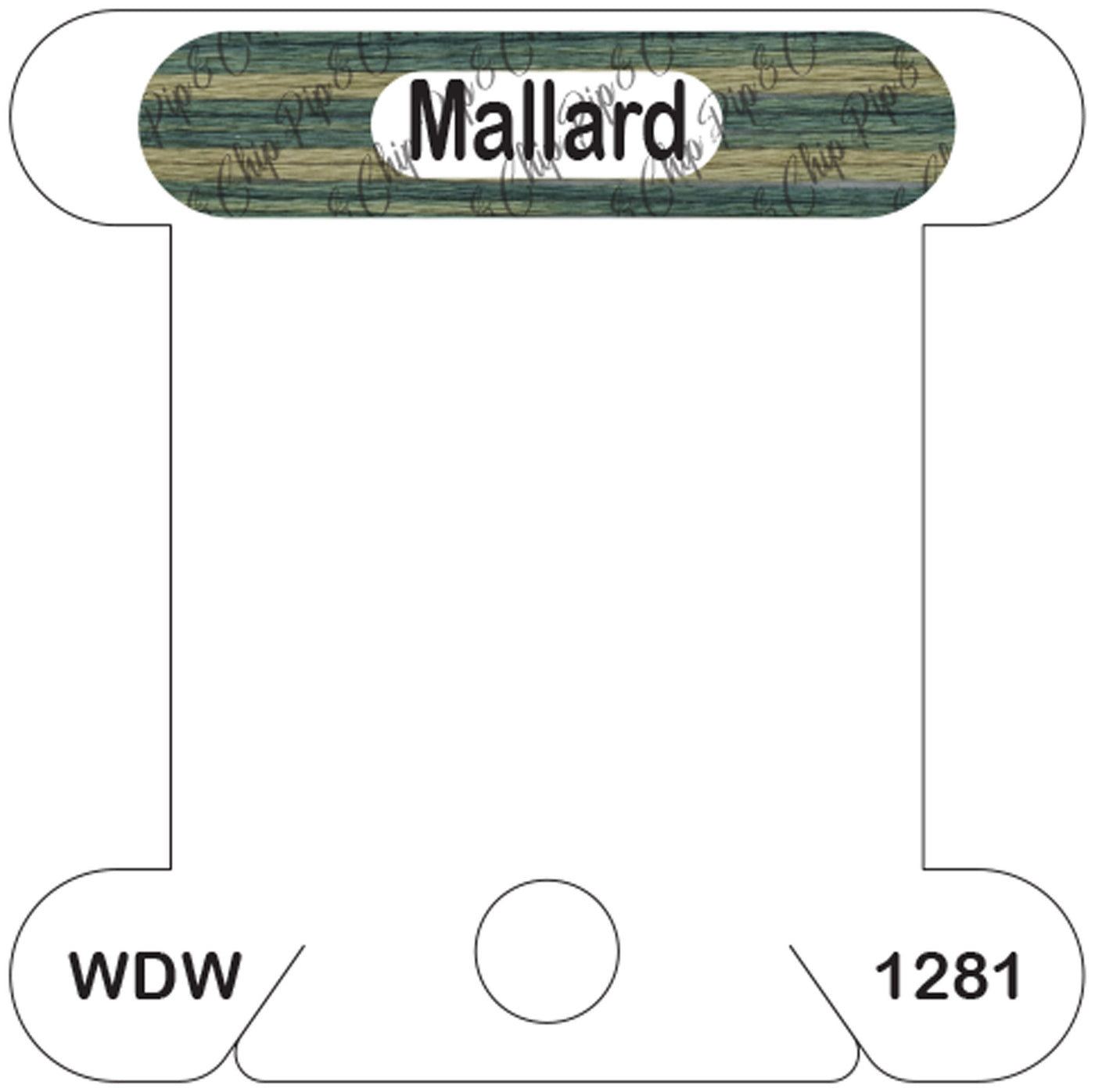 WDW Mallard acrylic bobbin