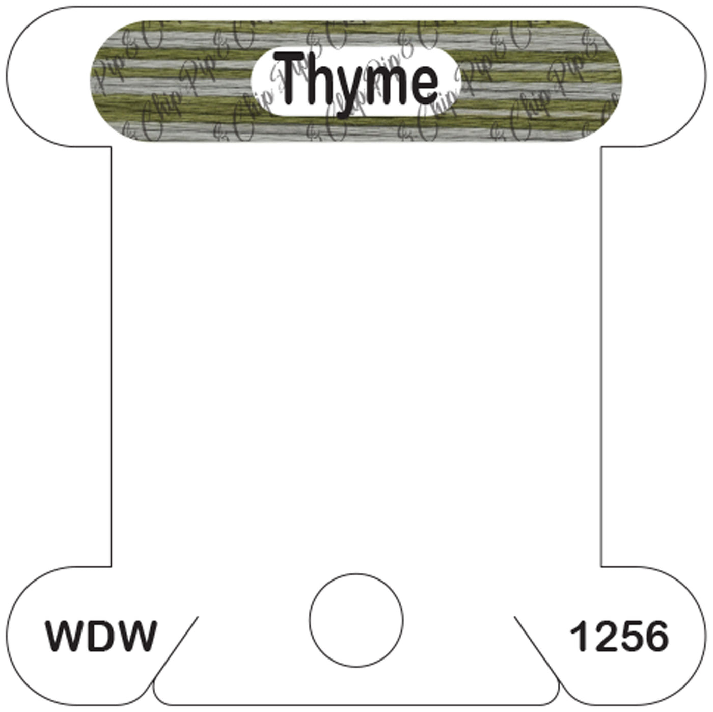 WDW Thyme acrylic bobbin