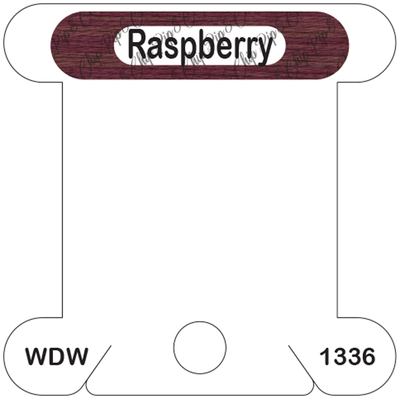 WDW Raspberry acrylic bobbin